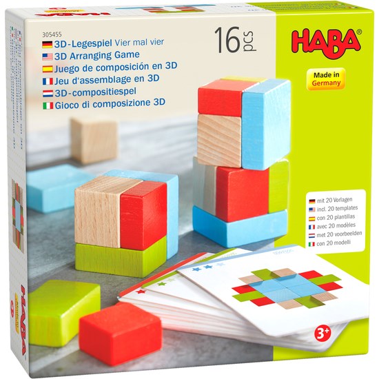 HABA 3D Arranging Game Four by Four (6823311966390)