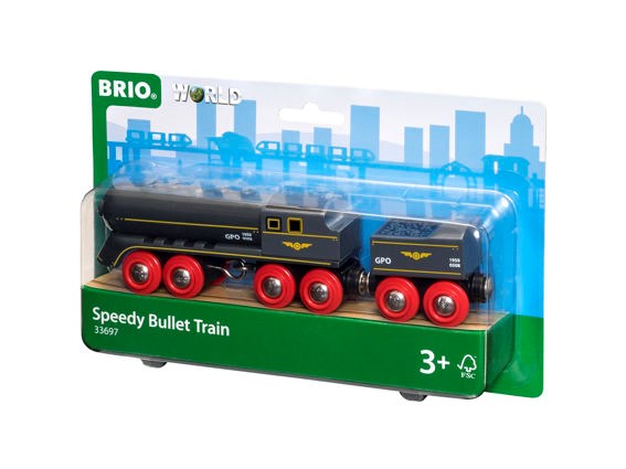 BRIO Train - Speedy Bullet Train 2 pieces 33697 (6823087866038)