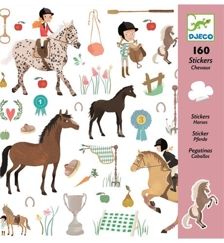 Djeco Stickers - Horses (7875452666082)