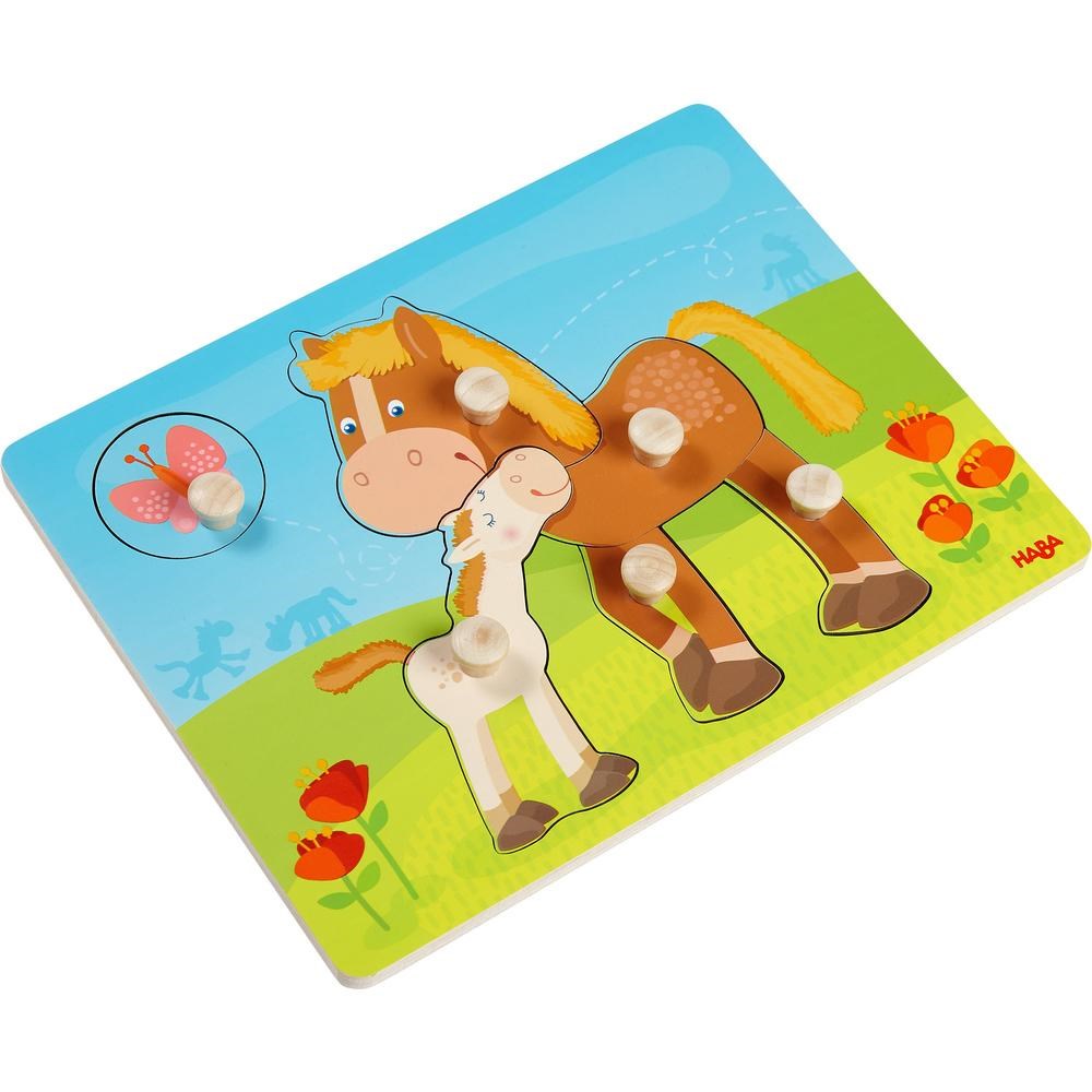 xHaba Clutching puzzle Pony family (6822981501110)