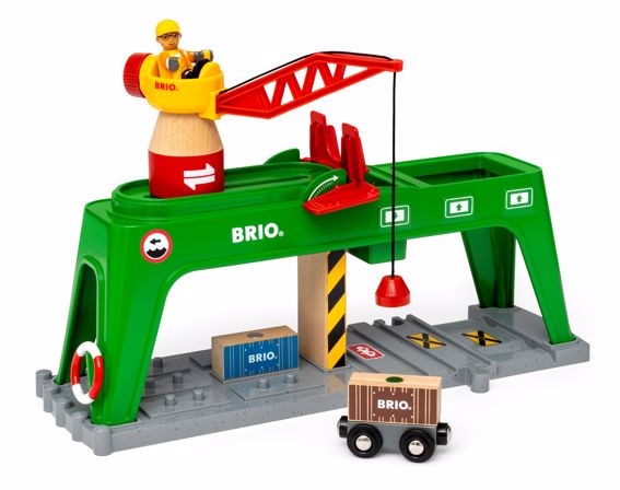BRIO Crane Container Crane 6 pieces 33996 (7762931908834)