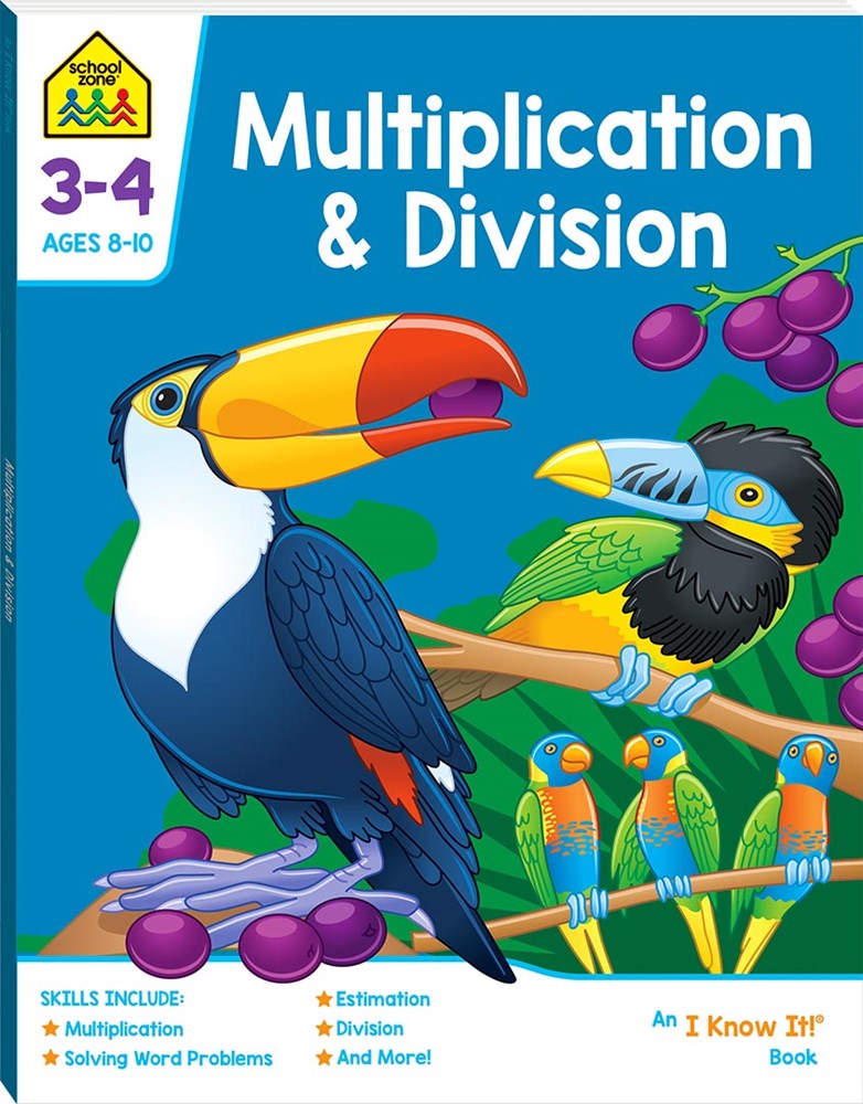 Hinkler School Zone I know it: Multiplication and Division (7773081043170)