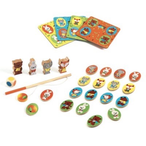 Djeco Wooden Educational Game - Ludo Wood - 4 Games (6906313998518)