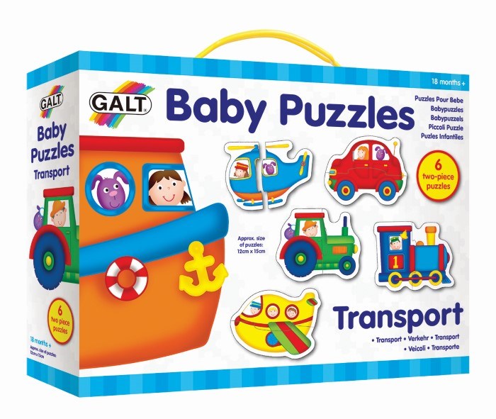 xGalt Baby Puzzles Transport 2pcs (6823353548982)