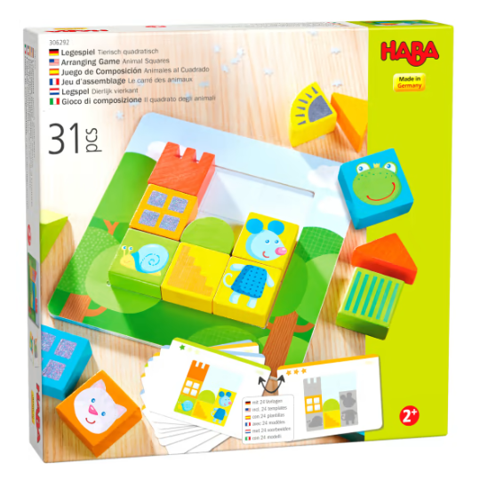 HABA Arranging game Animal Squares (7933271277794)
