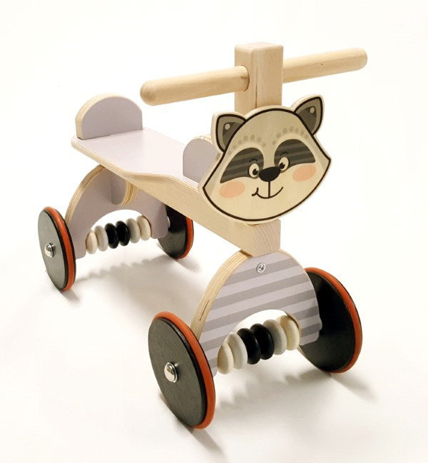 HESS-SPIELZEUG Racoon Wooden Scooter (7671976788194)