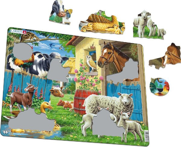 Larsen Maxi Puzzle Farm Animals - 23 pieces (6822791872694)