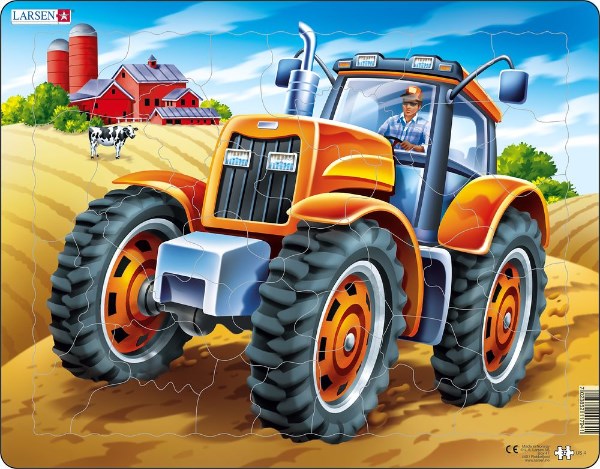 Larsen Maxi Puzzle Tractor - 37 pieces (6822792134838)