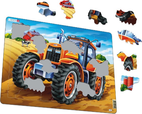 Larsen Maxi Puzzle Tractor - 37 pieces (6822792134838)