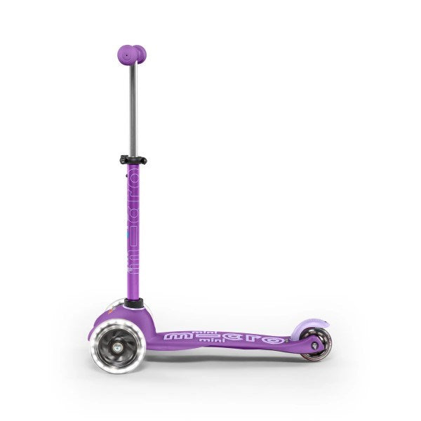 Mini Micro Deluxe LED 3 Wheel Scooter - Purple (7979216109794)
