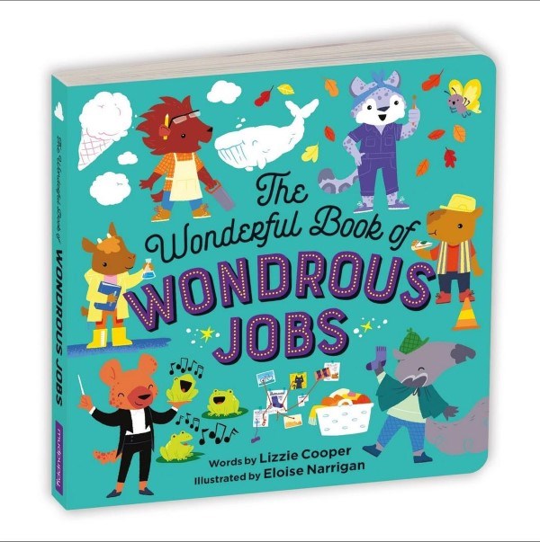 Mudpuppy The Wonderful Book of Wondrous Jobs Board Book (7511790911714)