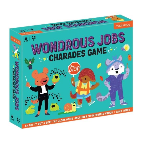 Mudpuppy Wondrous Jobs Charades Game (7762948980962)