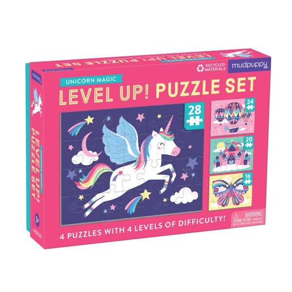 Mudpuppy Unicorn Magic Level Up! Puzzle Set (7762947571938)