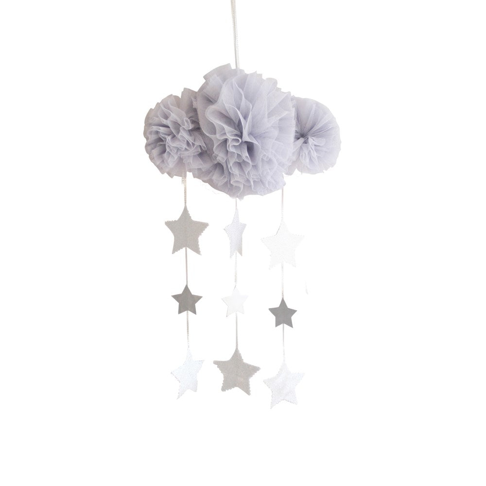 xAlimrose Tulle Cloud Mobile- Mist and Silver (6901182922934)