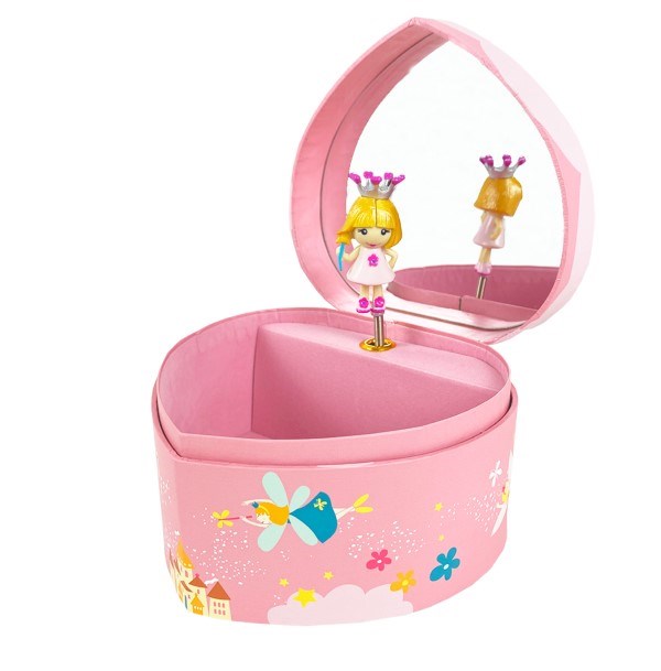 Trousselier Music Box- Large Heart with Music Princess (7854795522274)