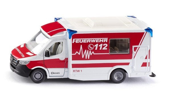 SIKU 2115 1:50 Mercedes Sprinter Miesen Type C Ambulance - 'Feuerwehr' (6899020595382)