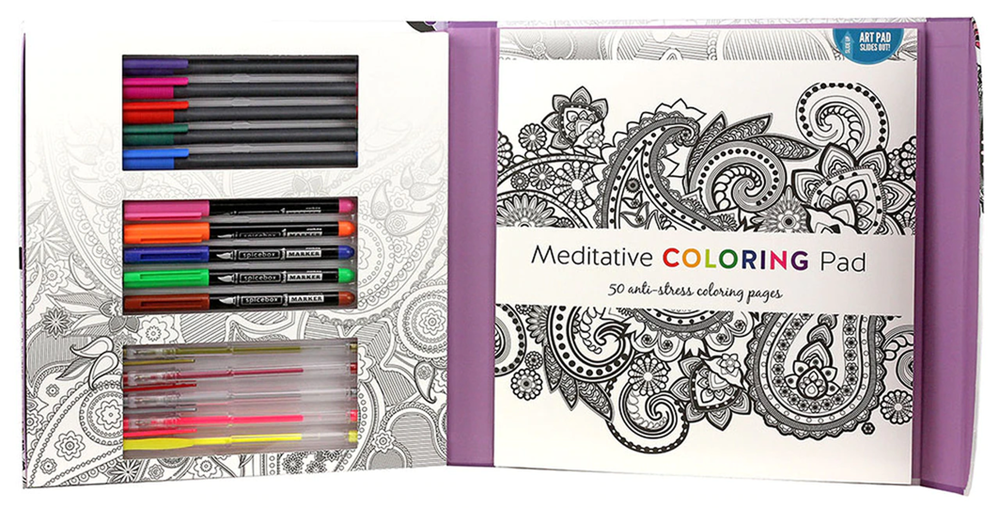 xSpice Box SP10335 Sketch Plus Deluxe Meditative Coloring (6906307215542)