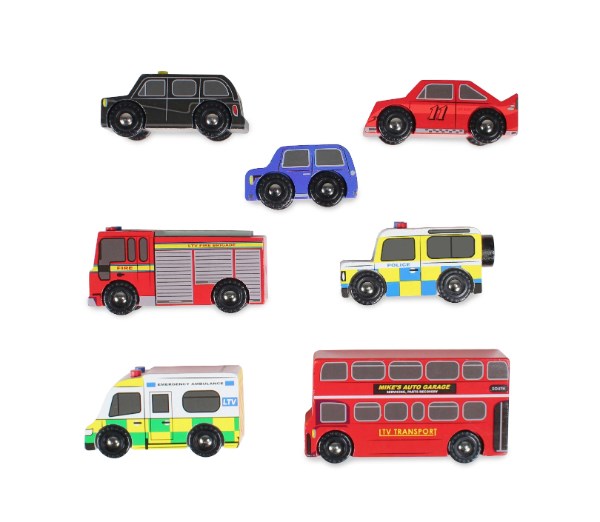 Le Toy Van London Set of Cars (8239107899618)