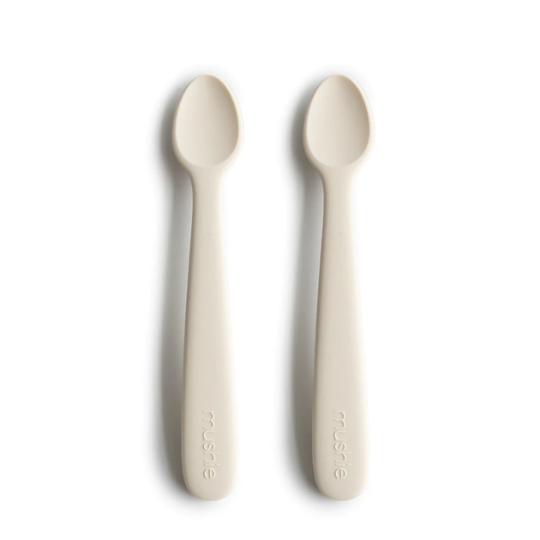 Mushie Feeding Spoon - Ivory (7773060169954)