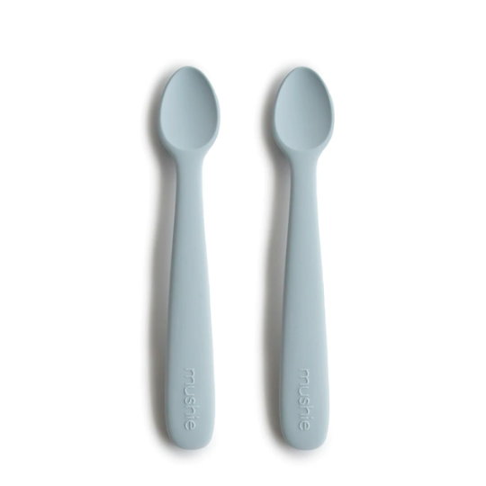 Mushie Feeding Spoon - Powder Blue (7773060333794)