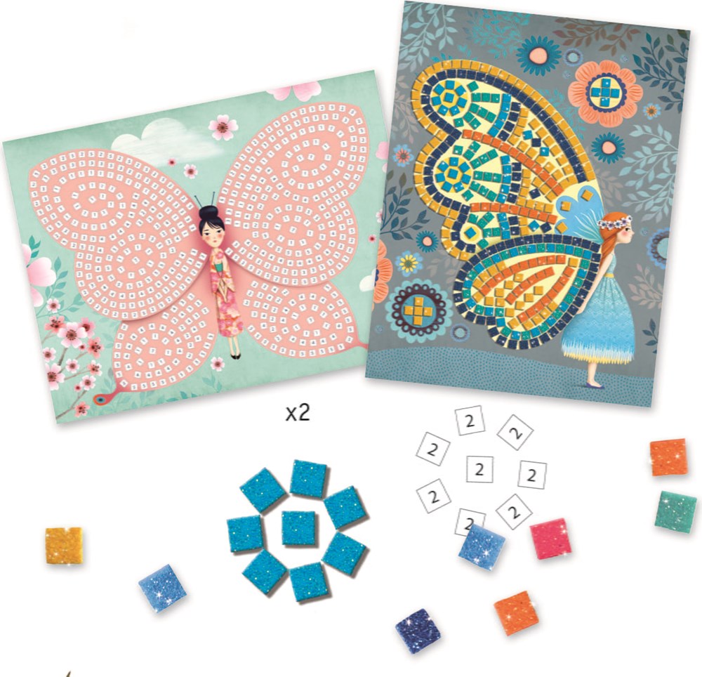 Djeco Art + Craft Mosaics - Butterflies (8088651890914)