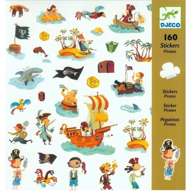 Djeco Stickers - Pirates (7875453190370)