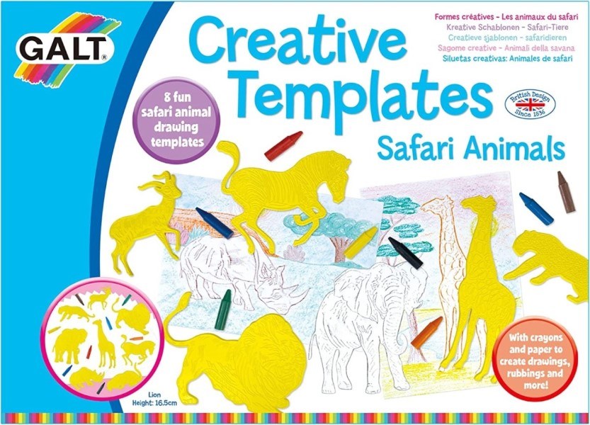 Galt Creative Templates Safari Animals (8015151333602)