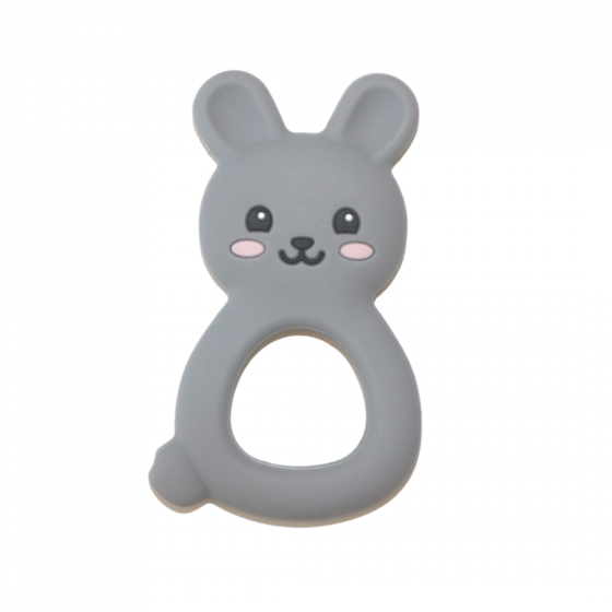 Jellystone Bunny Teether - Soft Grey (7601784946914)