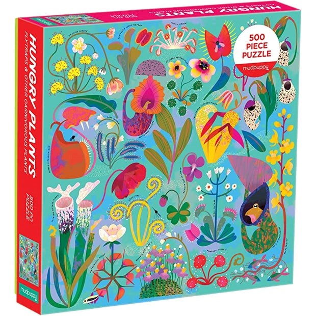 Mudpuppy Hungry Plants 500pc Family Puzzle (7762948128994)