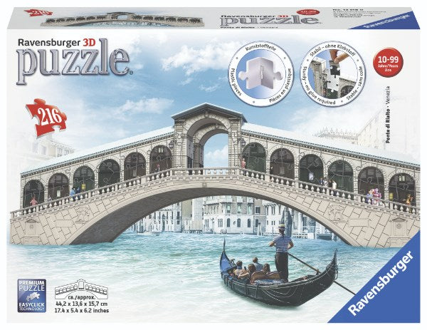 xRavensburger Venices Rialto Bridge 3D Puzzle 216pc (6899000213686)