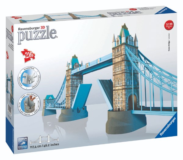 xRavensburger Tower Bridge 3D Puzzle 216pc (6899000803510)