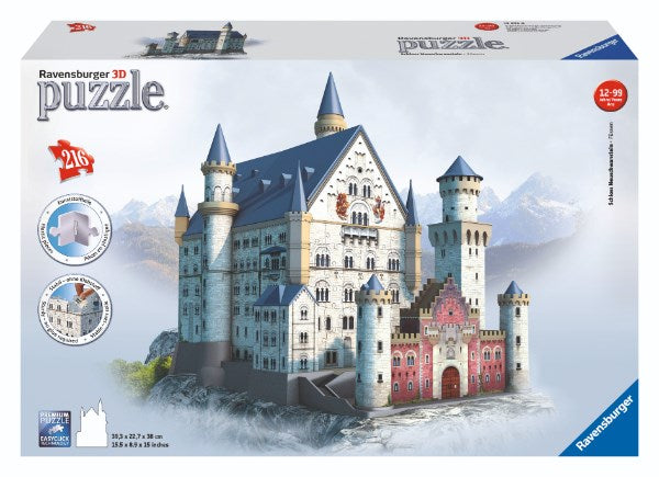 xRavensburger Neuschwanstein Castle 3D Puzzle 216pc (6899000934582)