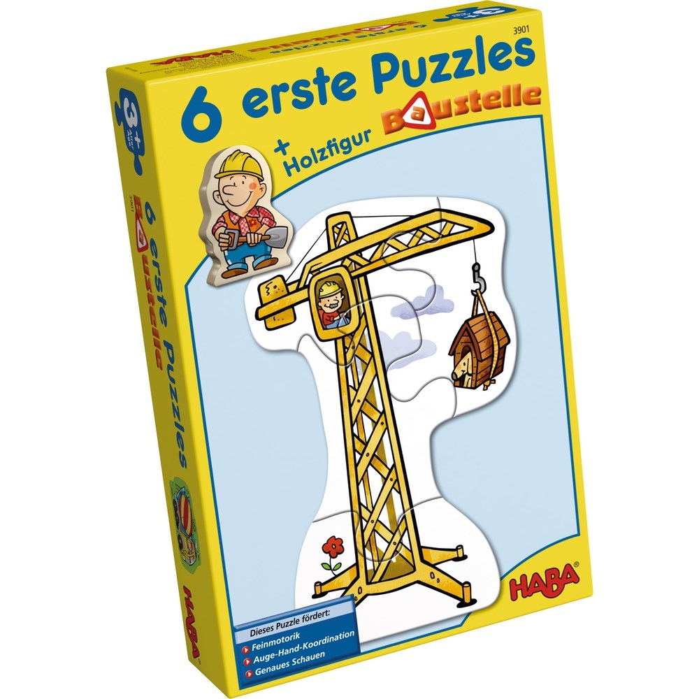 HABA 6 Little Hand Puzzles Construction (6823213105334)