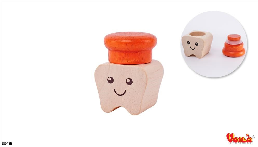 Voila S041B Tooth Keeper (bright orange) (6823214743734)