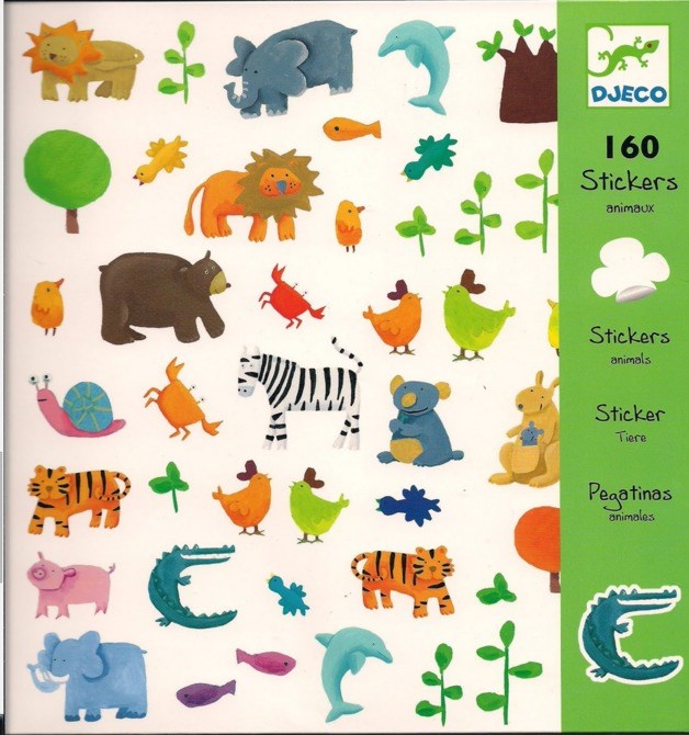 Djeco Stickers - Animals (8239127232738)