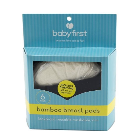 Baby First Bamboo Breast Pads w/Bag (8266143957218)