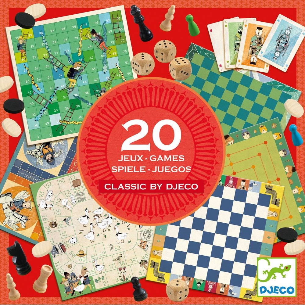 Djeco 20 Classical games (7762935447778)