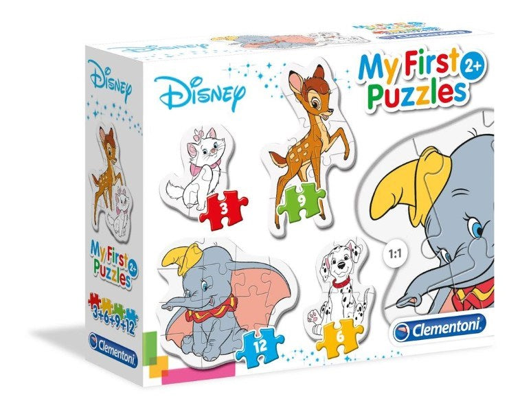 Clementoni SUPER COLOUR: My First Puzzle - Disney 3-6-9-12pcs (7762943705314)