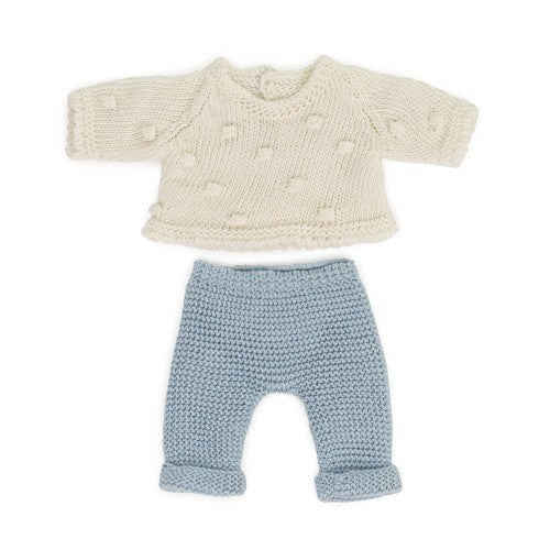 Miniland Clothing Eco Knitted Sweater and Trousers 21 cm (7897592103138)