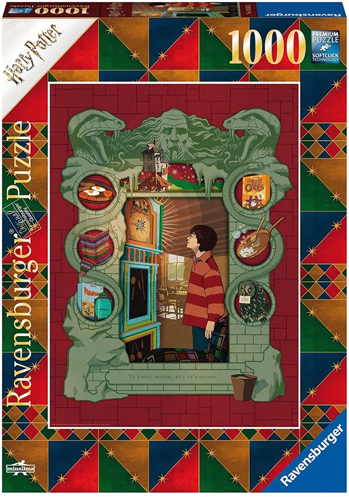 Ravensburger Harry Potter at Weasley Family 1000pc (7698136072418)