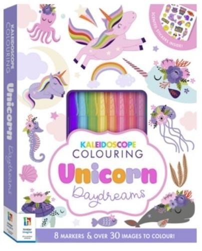 Hinkler Kaleidoscope Colouring Kit: Unicorn Forest (8264132296930)