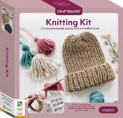 Hinkler Craft Maker Classic Knitting Kit (8264133148898)