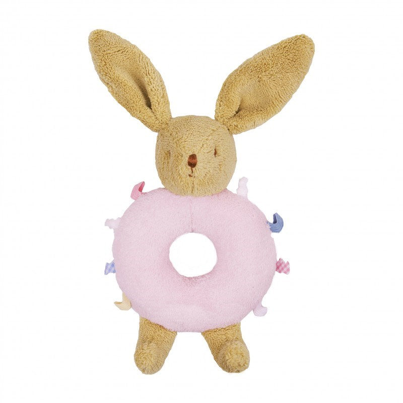 xTrousselier TRSV300103 Bunny rattle Ring Prink 12Cm (6823176569014)