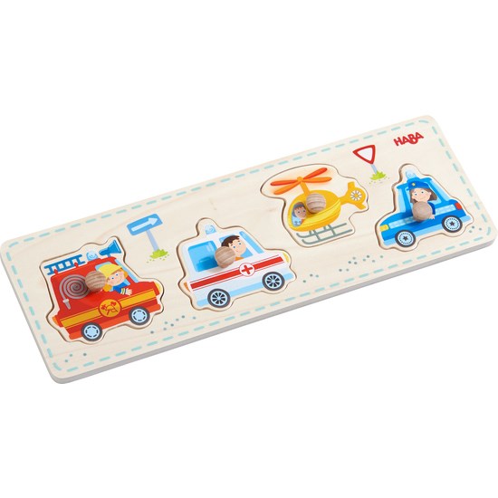 HABA Clutching puzzle Rescue vehicles (6823258718390)