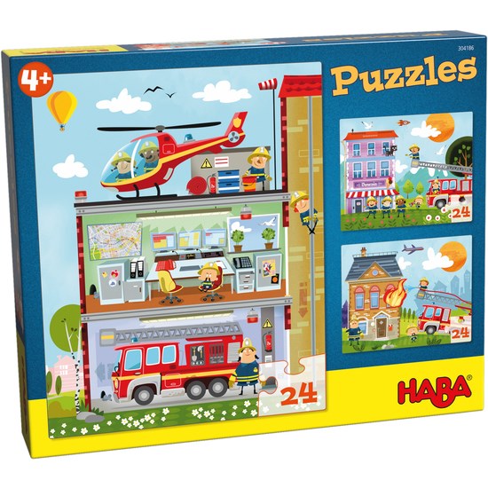 HABA Puzzles Little Fire Station (8015136456930)