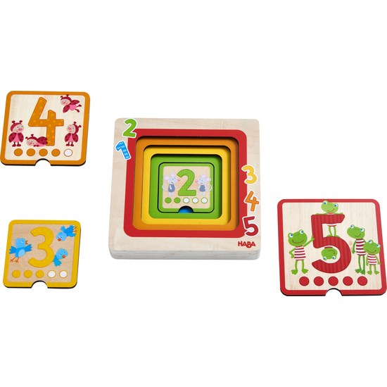 Haba Wooden Puzzle Counting Friends (6899073908918)
