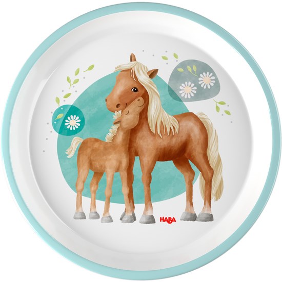Haba Plate- Horses (6899076300982)