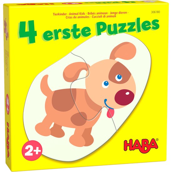 Haba 4 Little Hand Puzzles Animal Kids (8015140389090)