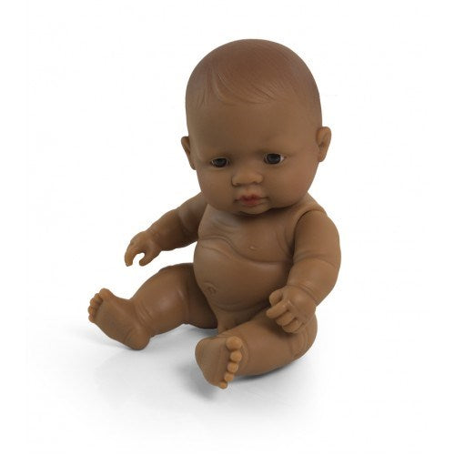 Miniland Anatomically Correct NakedBaby Doll Hispanic Boy 21 cm (7671979081954)