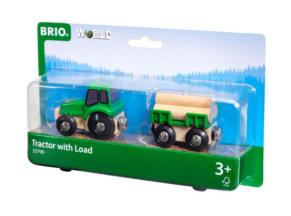 BRIO Vehicle - Farm Tractor with Load 3 pieces 33799 (8075013554402)